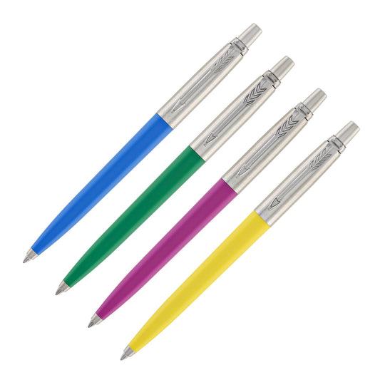 Parker Jotter Originals Ballpoint Pen Set - Medium Point, Blue Ink, 4 Count