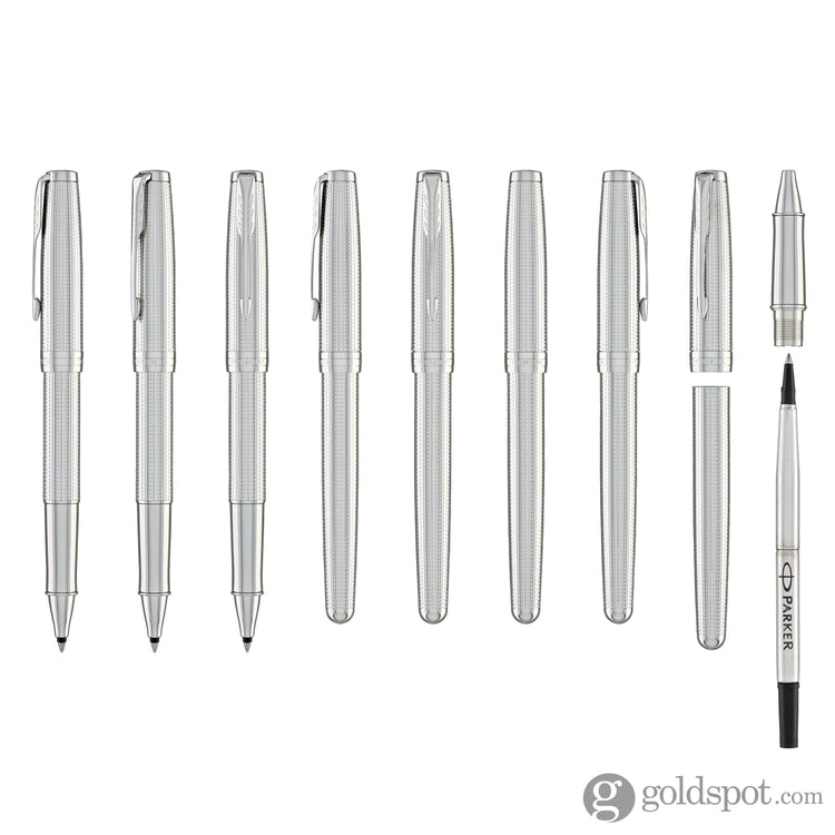 Parker Sonnet Premium Special Edition Rollerball Pen in Ciselé Palladium Rollerball Pen