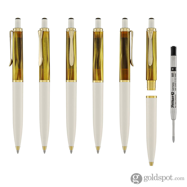 Pelikan Classic 200 Ballpoint Pen in Gold Marbled Ballpoint Pens