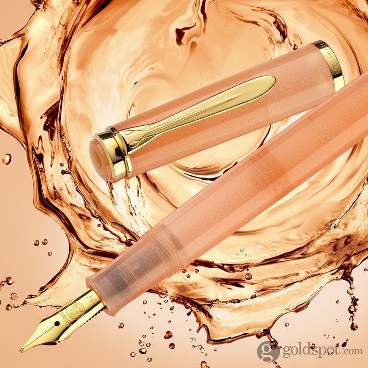 Pelikan Classic M200 Fountain Pen in Apricot Achat Fountain Pen