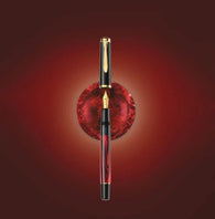Pelikan Classic M200 Fountain Pen in Red Marbled - Special Edition