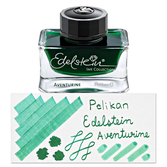 Pelikan Edelstein Bottled Ink and Cartridges in Aventurine Green