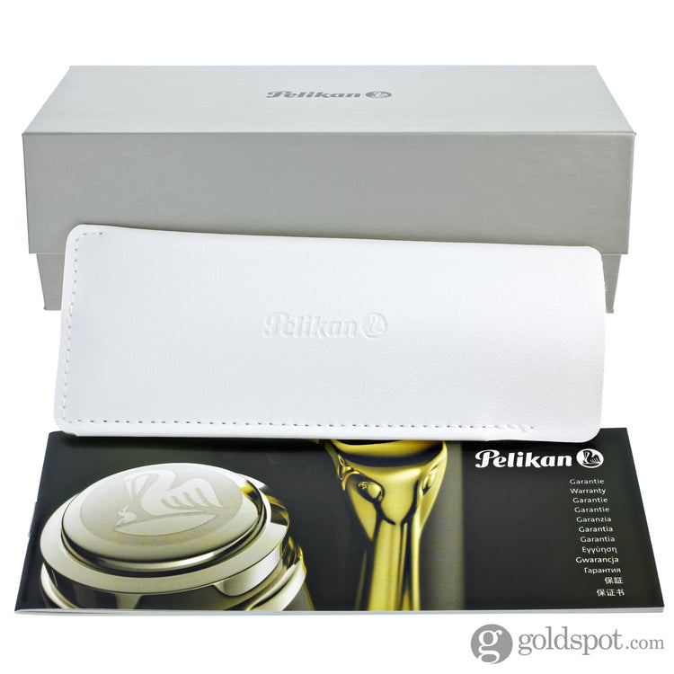 Pelikan Souveran K800 Ballpoint Pen in Black & Green with Gold Trim Ballpoint Pens