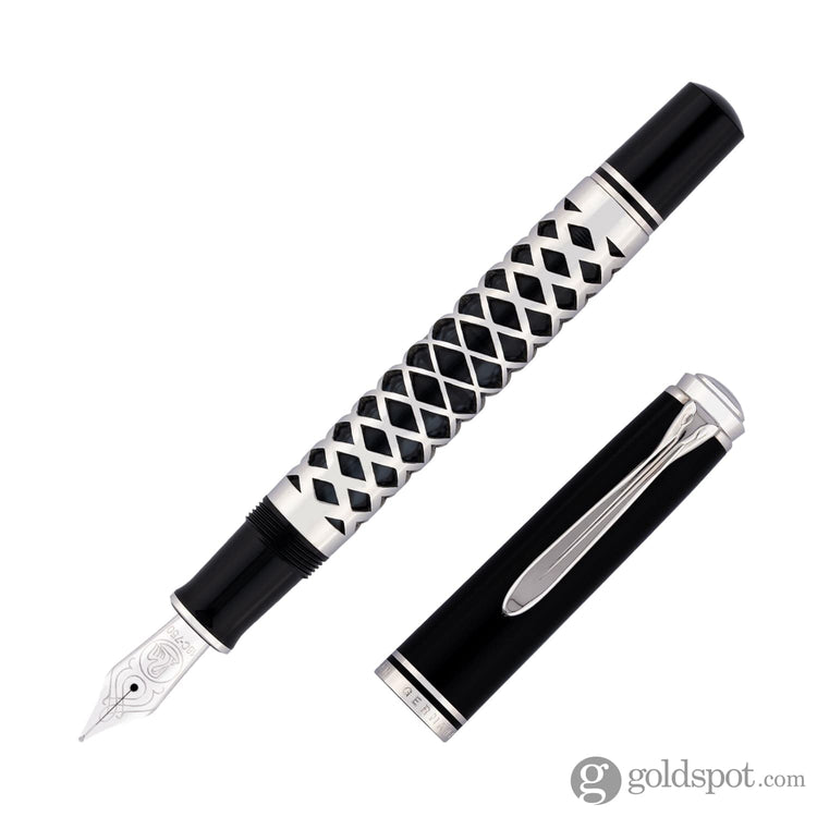 Pelikan Souveran M805 Fountain Pen in Metal Sleeve - 18K Gold Fountain Pen