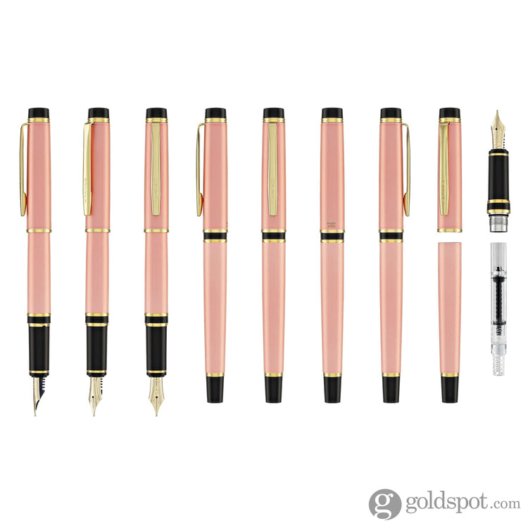 Pilot Grance Fountain Pen in Pearl Pink - 14k Gold Fountain Pen