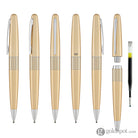 Pilot Metropolitan Ballpoint Pen in Zig Zag Gold Ballpoint Pens
