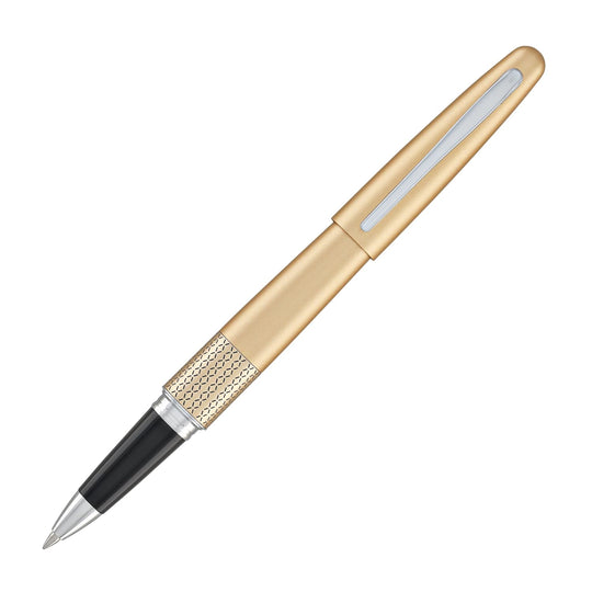 Pilot Metropolitan Rollerball Pen in Gold with Zig Zag Design