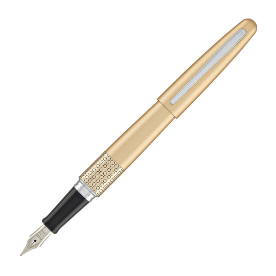 Pilot Metropolitan Zig Zag Gold Fountain Pen - Medium Point