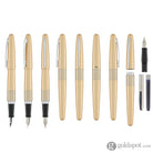 Pilot Metropolitan Zig Zag Gold Fountain Pen - Medium Point Fountain Pen