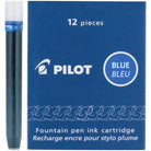 Pilot Namiki Ink Cartridge in Blue - Pack of 12 Fountain Pen Cartridges