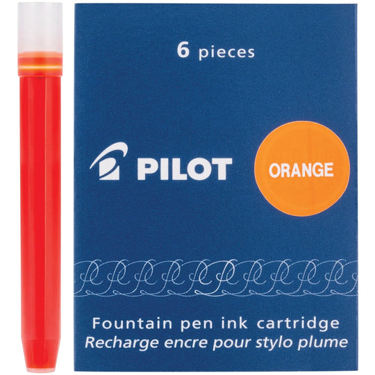 Pilot Namiki Ink Cartridge in Orange - Pack of 6