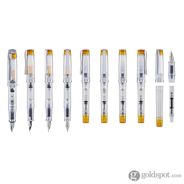 Pilot Prera Clear Fountain Pen in Orange Fountain Pen