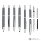 Pilot Vanishing Point Decimo Fountain Pen in Dark Grey - 18K Gold Fountain Pen