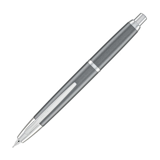 Pilot Vanishing Point Decimo Fountain Pen in Dark Grey - 18K Gold