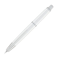 Pilot Vanishing Point Decimo Fountain Pen in White - 18K Gold