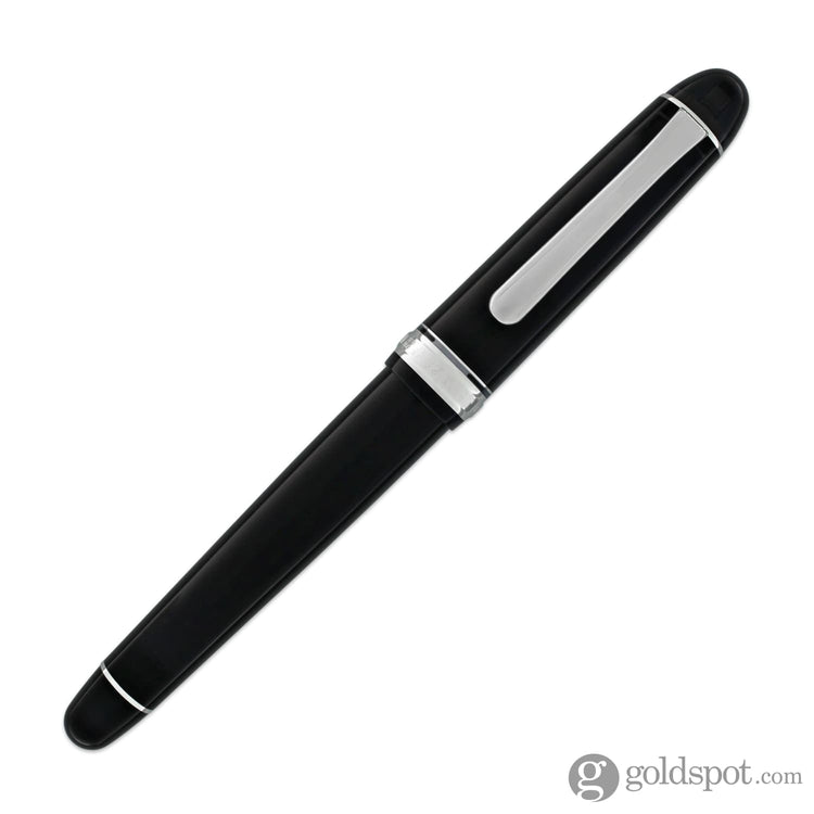 Platinum 3776 Century Fountain Pen in Black Diamond with Rhodium Trim - 14K Gold Fountain Pen