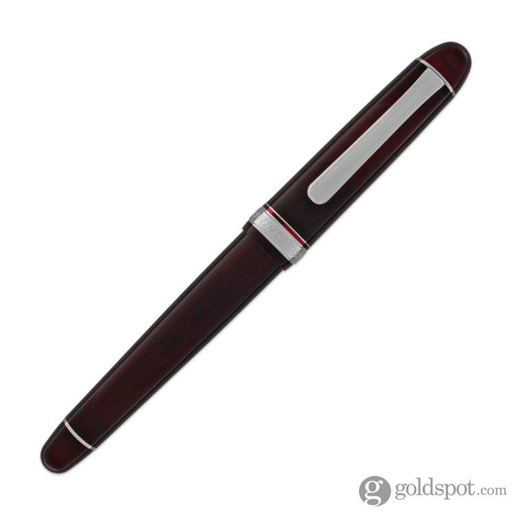 Platinum 3776 Century Fountain Pen in Bourgogne with Rhodium Trim - 14K Gold Fountain Pen