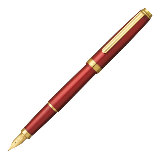 Platinum Biso Fountain Pen in Flame Red