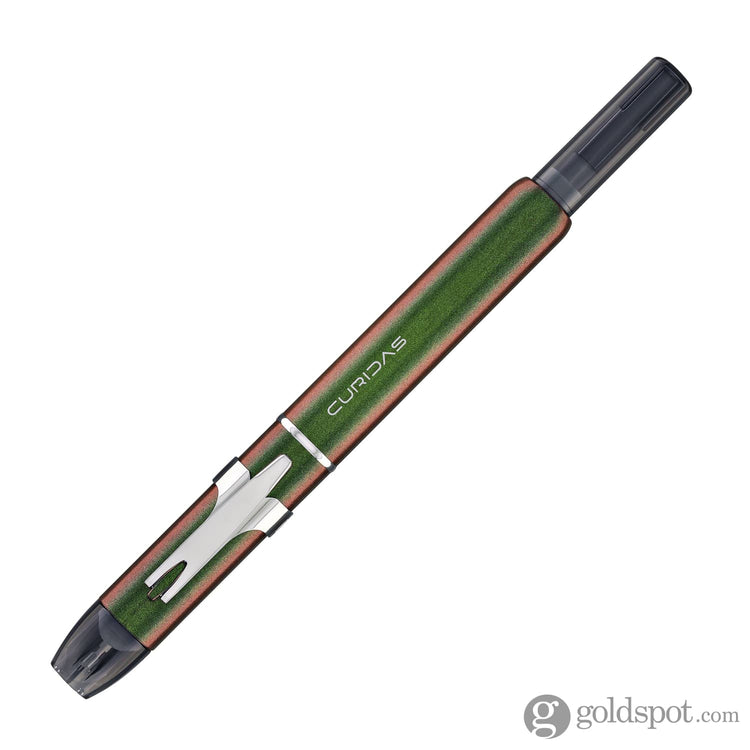 Platinum Curidas Retractable Stone Sphene (Green) Fountain Pen Fountain Pen