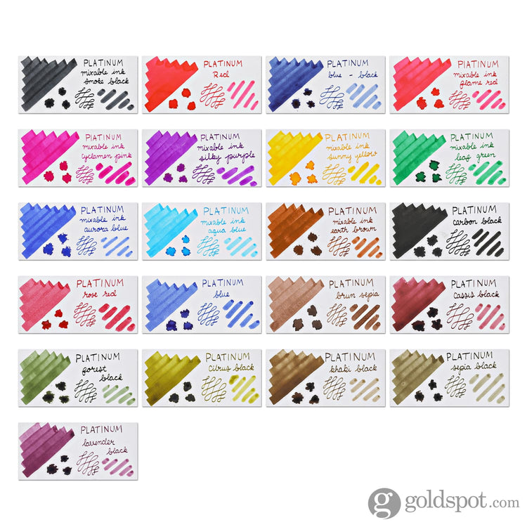 Platinum Mixable Bottled Ink in Aqua Blue - 60 mL Bottled Ink