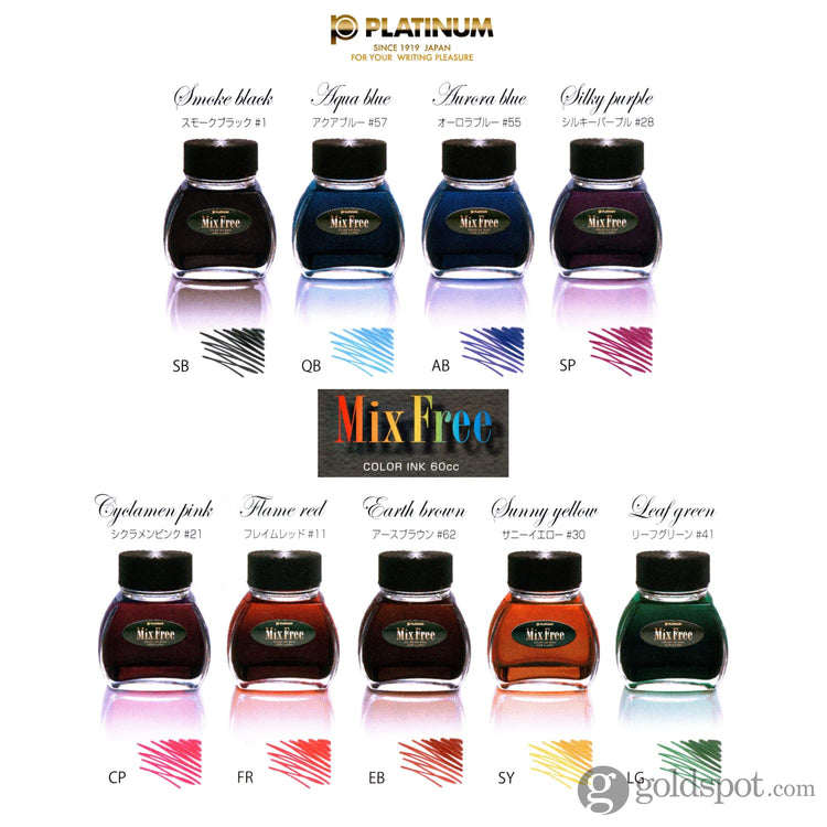 Platinum Mixable Bottled Ink in Sunny Yellow - 60 mL Bottled Ink