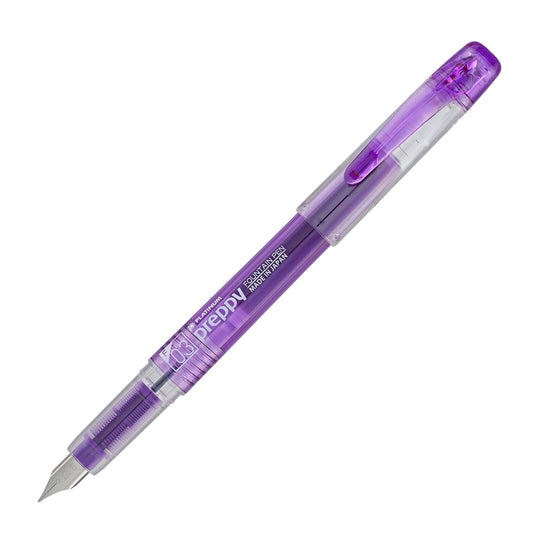 Platinum Preppy Fountain Pen in Purple - Fine Point