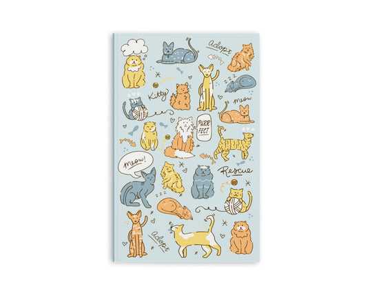 Retro 51 Cat Rescue 6 Notebook - Dotted