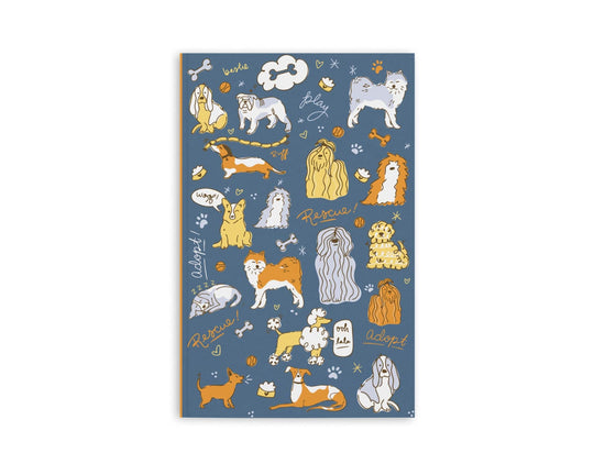 Retro 51 Dog Rescue 6 Notebook - Dotted
