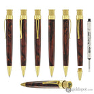 Retro 51 Goldspot Exclusive Tornado Rollerball in ’Tis the Season Diamondcast Resin Rollerball Pen