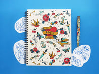 Retro 51 Ink-Love-Repeat Medium Spiral Sketchbook