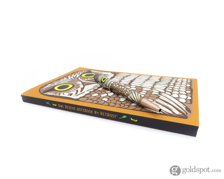 Retro 51 Owl Rescue Notebook - Dotted Notebooks Journals