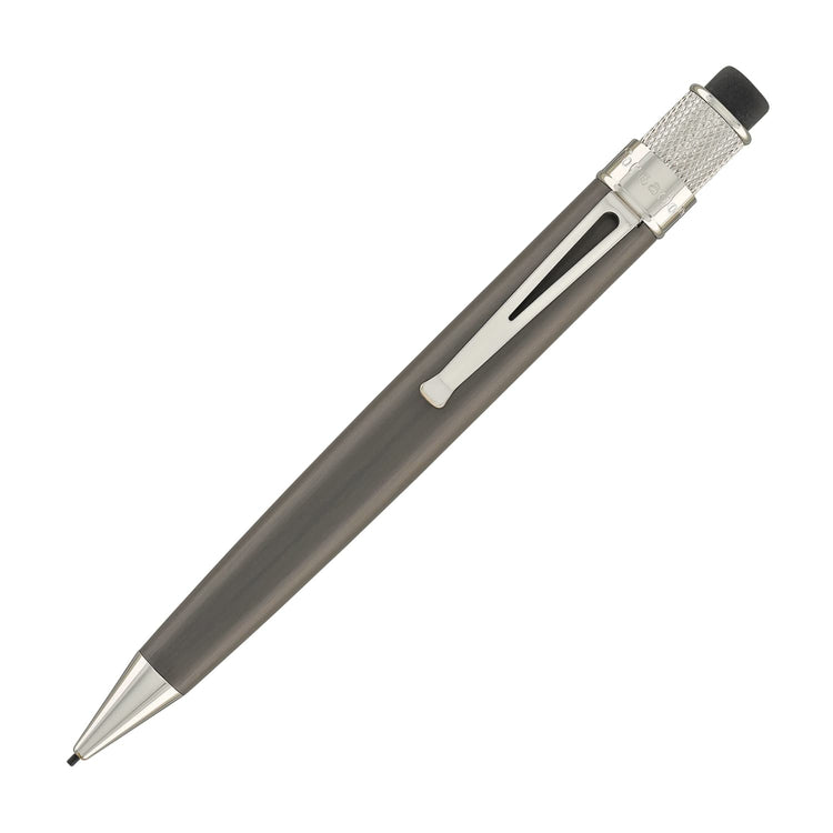 Retro 51 Tornado Mechanical Pencil in Black Nickel Platinum - 1.15mm Mechanical Pencils