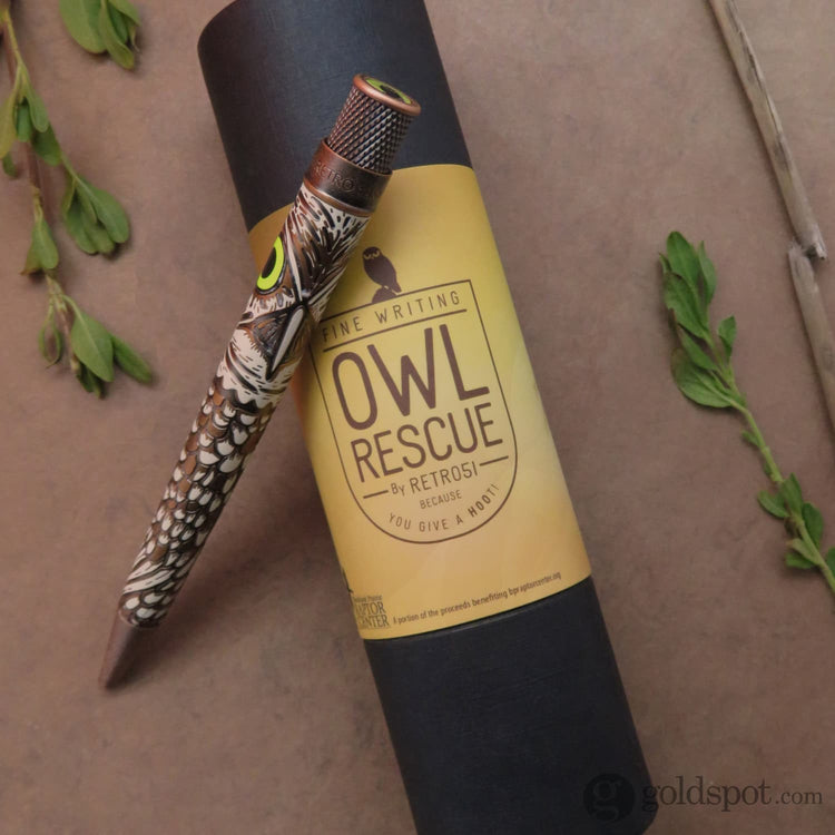 Retro 51 Tornado Rollerball Pen in Owl Rescue Rollerball Pen