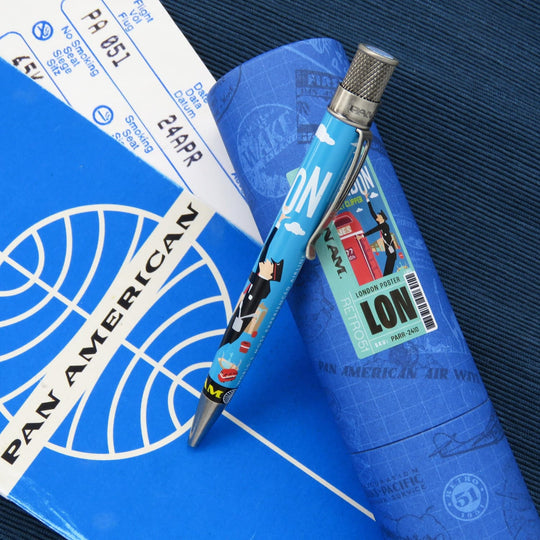 Retro 51 Tornado Rollerball Pen in Pan Am® London