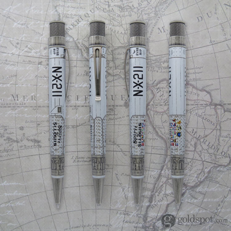 Retro 51 Tornado Smithsonian Spirit of St. Louis Rollerball Pen Rollerball Refills