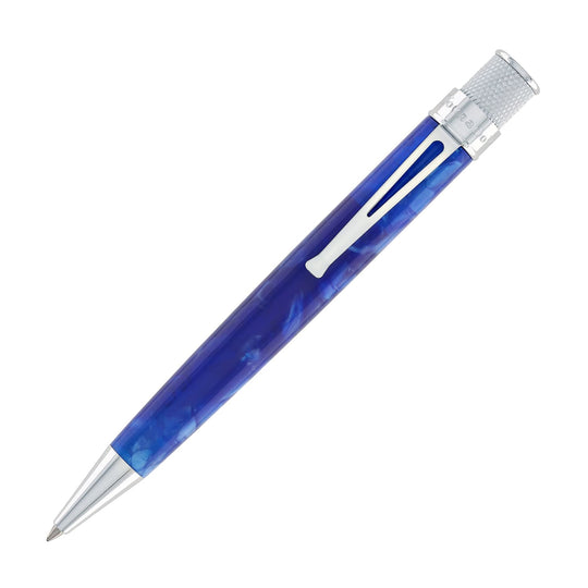 Retro 51 Vault Tornado Acrylic Rollerball Pen in Sapphire Blue