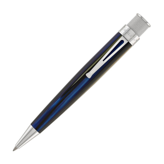 Retro 51 Vault Tornado BigShot Acrylic Rollerball Pen in Blue Curacao