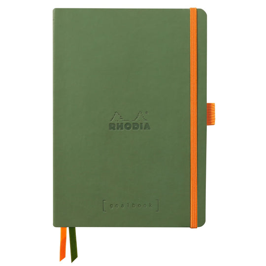 Rhodia Goalbook A5 Dot Grid Notebook in Sage - 5.75 x 8.25