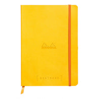Rhodia Goalbook A5 Dot Grid Notebook in Yellow - 5.75 x 8.25
