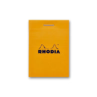 Rhodia No. 10 Staplebound 2 x 3 Notepad in Orange