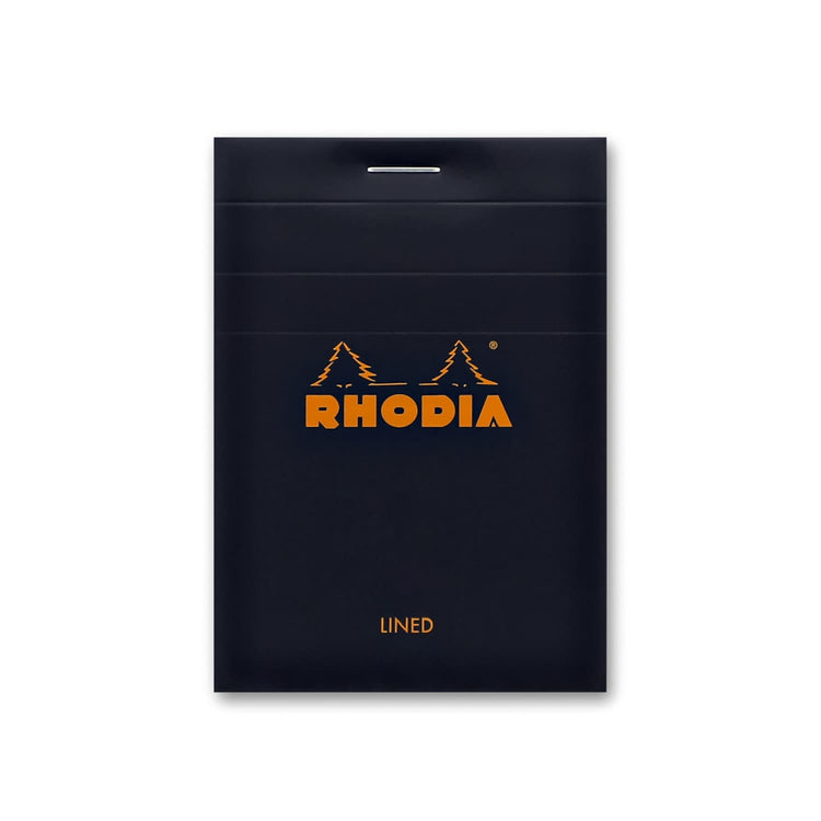 Rhodia No. 11 Staplebound 3 x 4 Notepad in Black Notebooks Journals