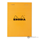 Rhodia No. 13 Staplebound 4 x 6 Notepad in Orange Graph Notebooks Journals