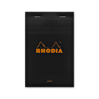 Rhodia No. 14 Staplebound 4.375 x 6.375 Notepad in Black