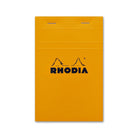 Rhodia No. 14 Staplebound 4.375 x 6.375 Notepad in Orange Notebooks Journals