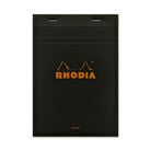 Rhodia No. 16 Staplebound 6 x 8.25 Notepad in Black Notebooks Journals