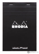 Rhodia No. 16 Staplebound 6 x 8.25 Notepad in Black Dot Grid Notebooks Journals