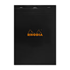 Rhodia No. 18 Staplebound 8.25 x 11.75 Notepad in Black Notebooks Journals