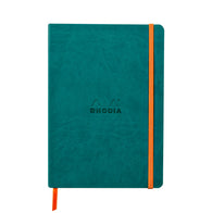 Rhodia Rhodiarama A5 Softcover Notebook in Peacock - 5.5 x 8.25