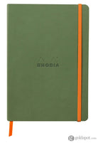 Rhodia 5.5 x 8.25 Rhodiarama Softcover Notebook in Sage Lined Notebooks Journals