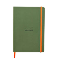 Rhodia Rhodiarama A5 Softcover Notebook in Sage - 5.5 x 8.25